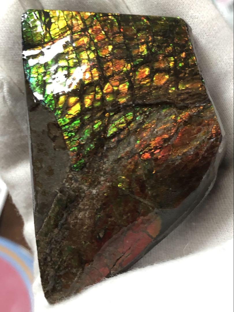 アンモライト Resin Top 72x 44.7x18 mm ,121 g - メルカリ