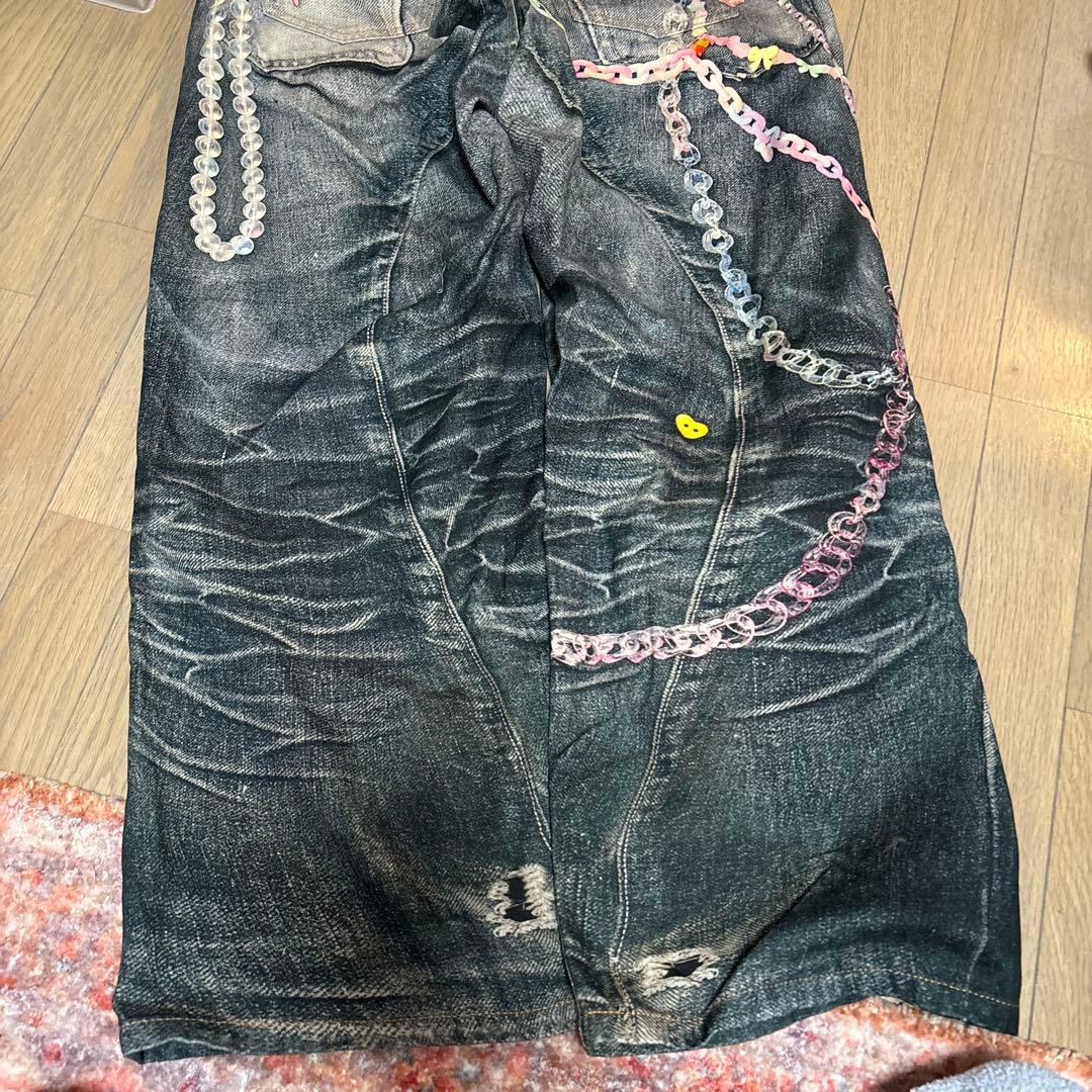 Acne Studios Loose Fit Jeans 2006 転写デニム Acne Studios Loose Fit Jeans 2006 転写デニム