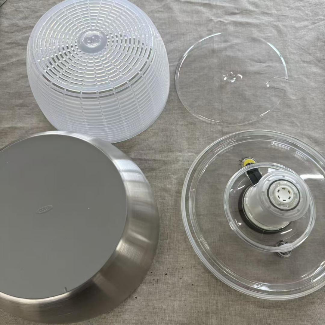 未使用OXO オクソー サラダスピナー 野菜水切り器 ステンレス サラダスピナー