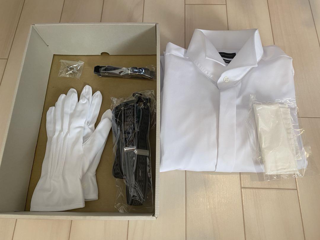 フォーシスアンドカンパニー 新郎セット　Mサイズ シャツセット ウエディング フォーシスアンドカンパニー新郎セット！ シャツLサイズ