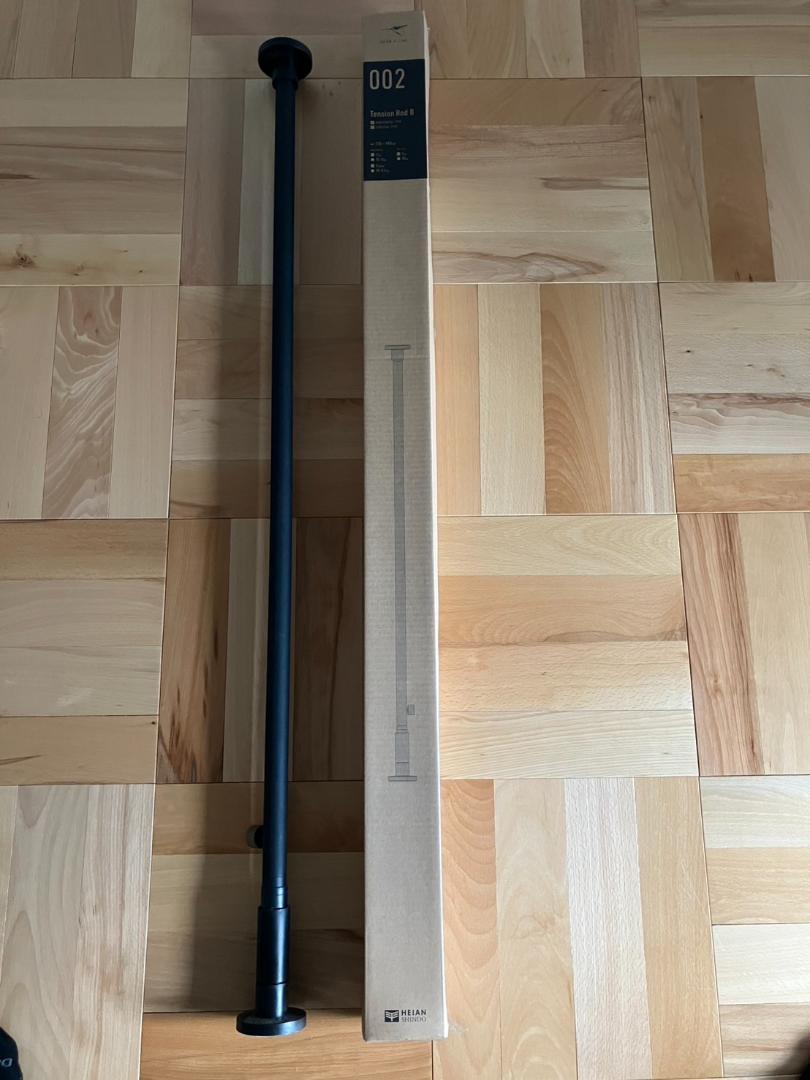 ドローアライン Tension Rod B Black 115～190cm　2本