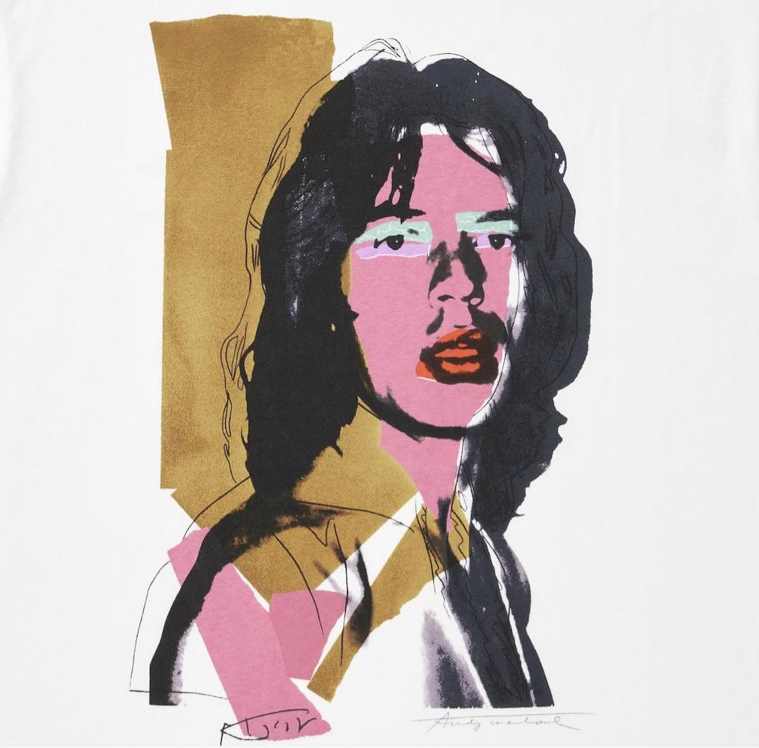 UNIQLO】アンディ・ウォーホル 『ミックジャガー』(3XL/WHITE