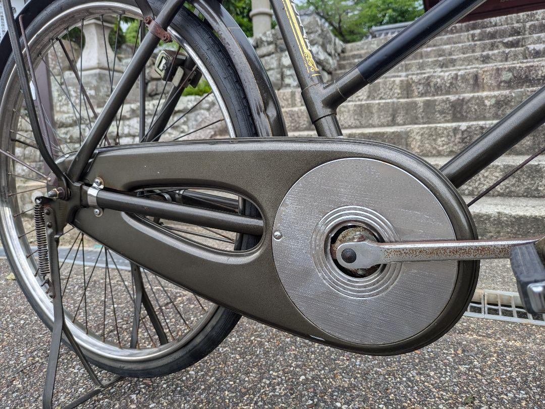 ナショナル　実用車　昭和　レトロ　自転車 ロッドブレーキ　ビンテージ