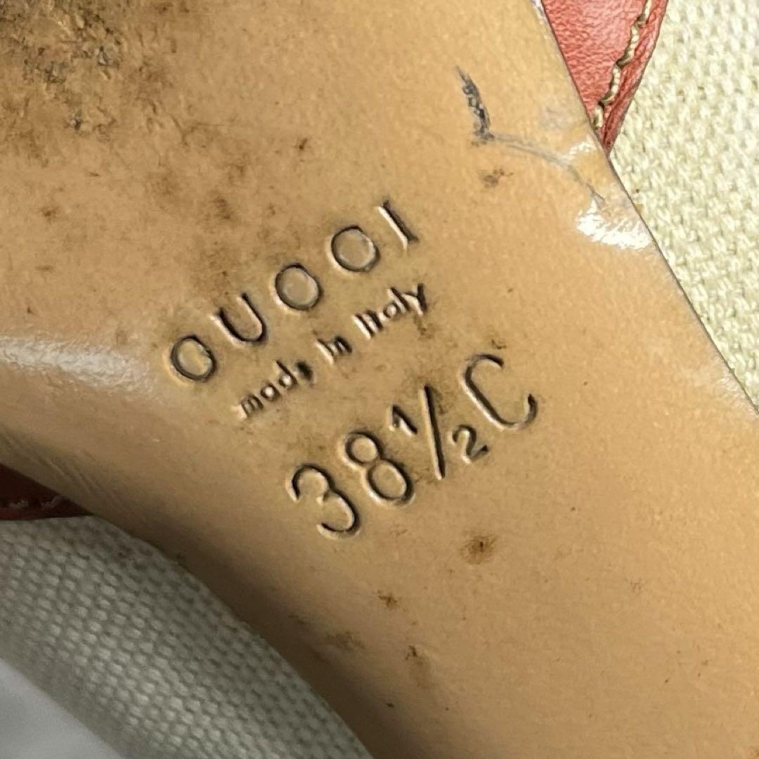 【良品】GUCCI ホースビット パンプス シューズ ヒール ビンテージ 人気