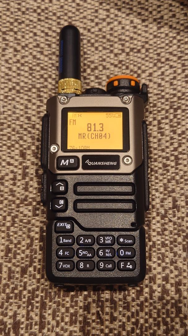 【エアバンド対応】広帯域受信機 新品 航空無線 FMラジオ