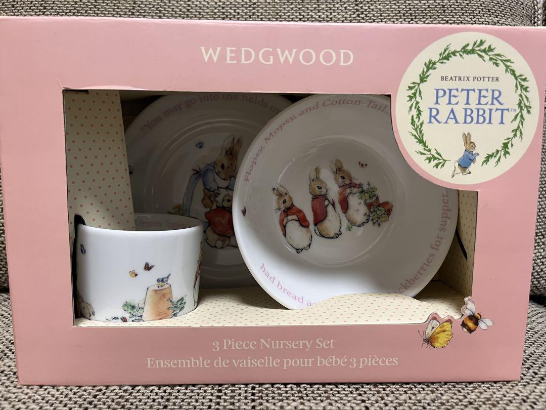 【新品】Wedgwood ピーターラビット 子供食器セット 3点　②