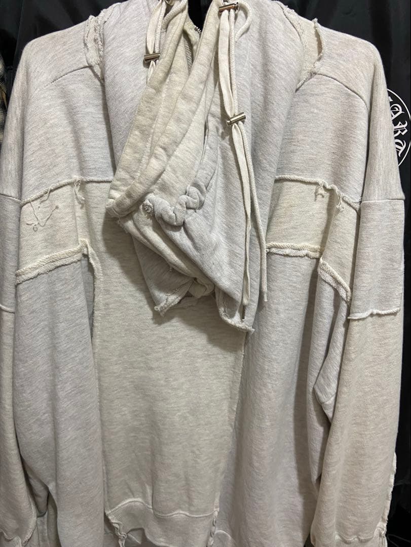 Surgery フーディ ホワイト 初期remake オーバーサイズ