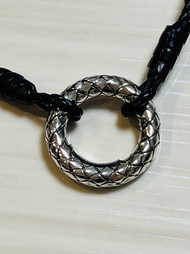 【特別セール品】 美品＞ボッテガヴェネタ イントレチャート リングネックレス アクセサリー