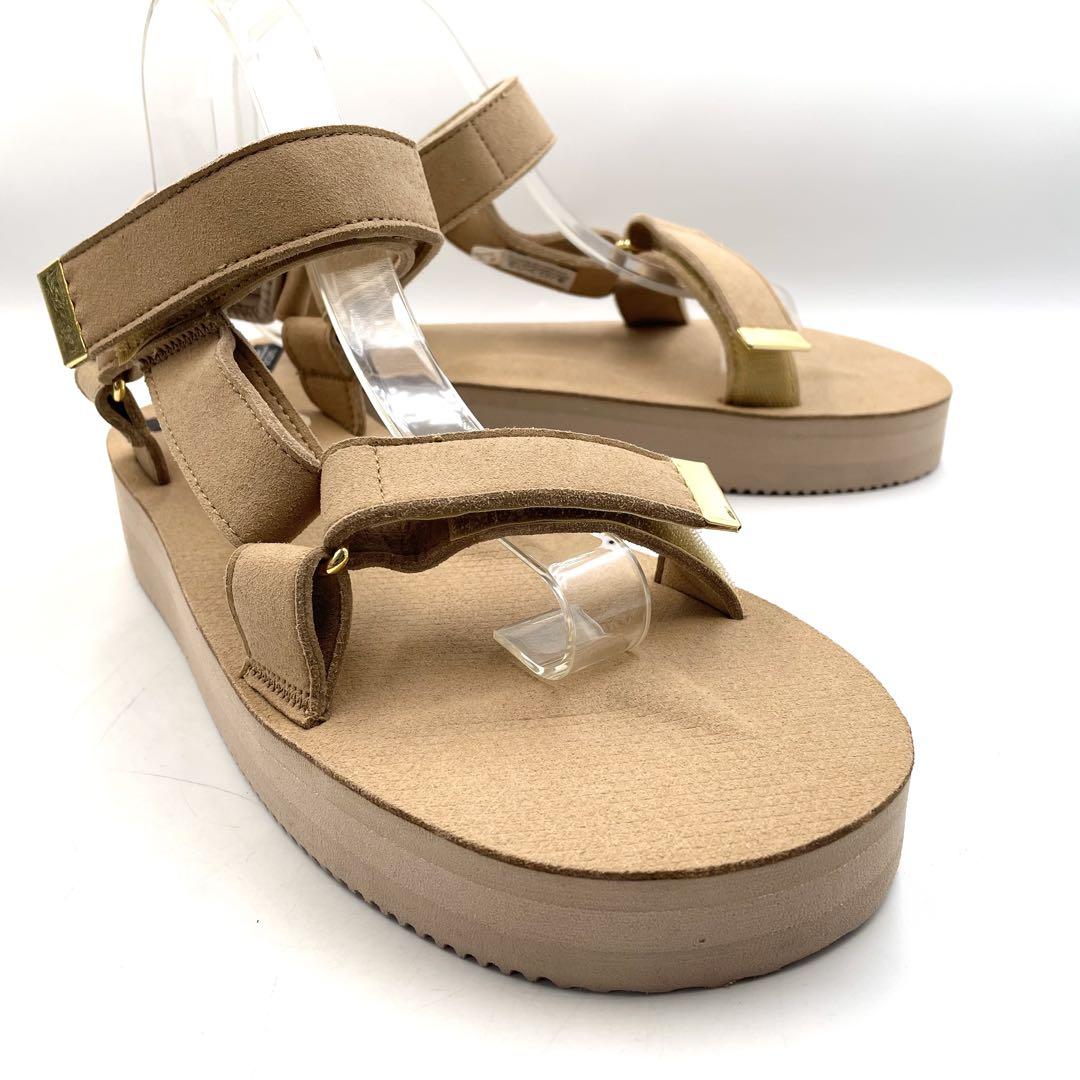 《未使用》SUICOKE Deuxieme Classe 厚底サンダル ベージュ