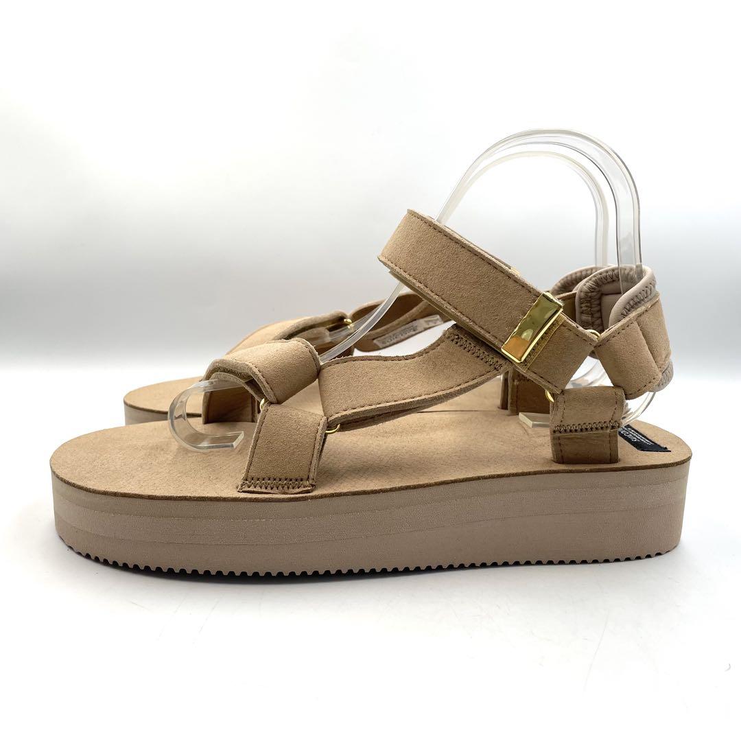 《未使用》SUICOKE Deuxieme Classe 厚底サンダル ベージュ