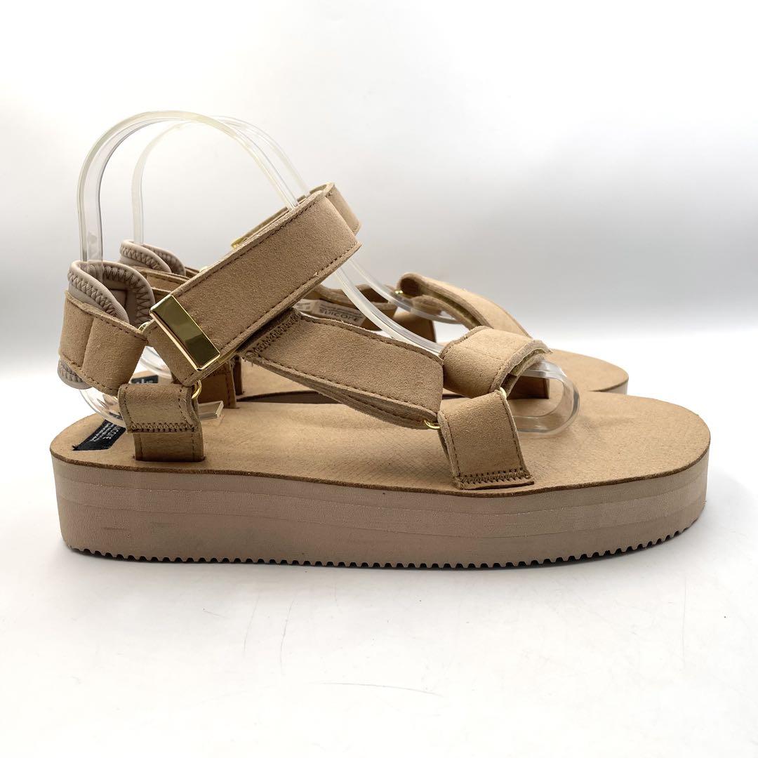 《未使用》SUICOKE Deuxieme Classe 厚底サンダル ベージュ