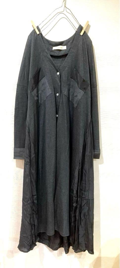 新品　未使用　ティティレートバレット　異素材　ロング　カーディガン　ジレ