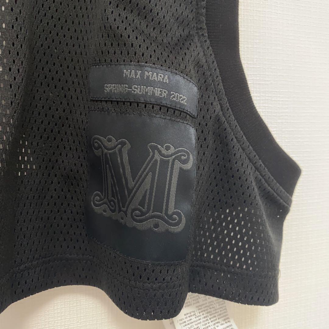 【激安通販 オンラインショップ】日用品 Mara 残1【新品】Max ジャージー トップス ノースリーブ Mロゴ トップス