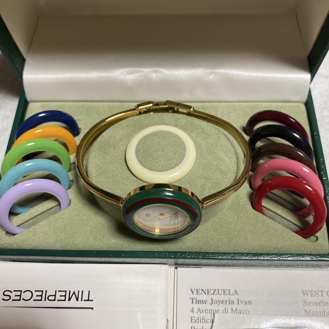 GUCCIチェンジベゼル腕時計