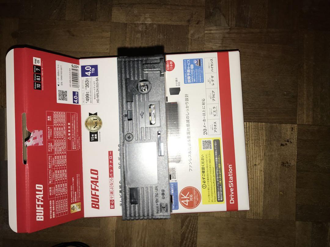 外付けハードディスク HDD BUFFALO DriveStation 4TB