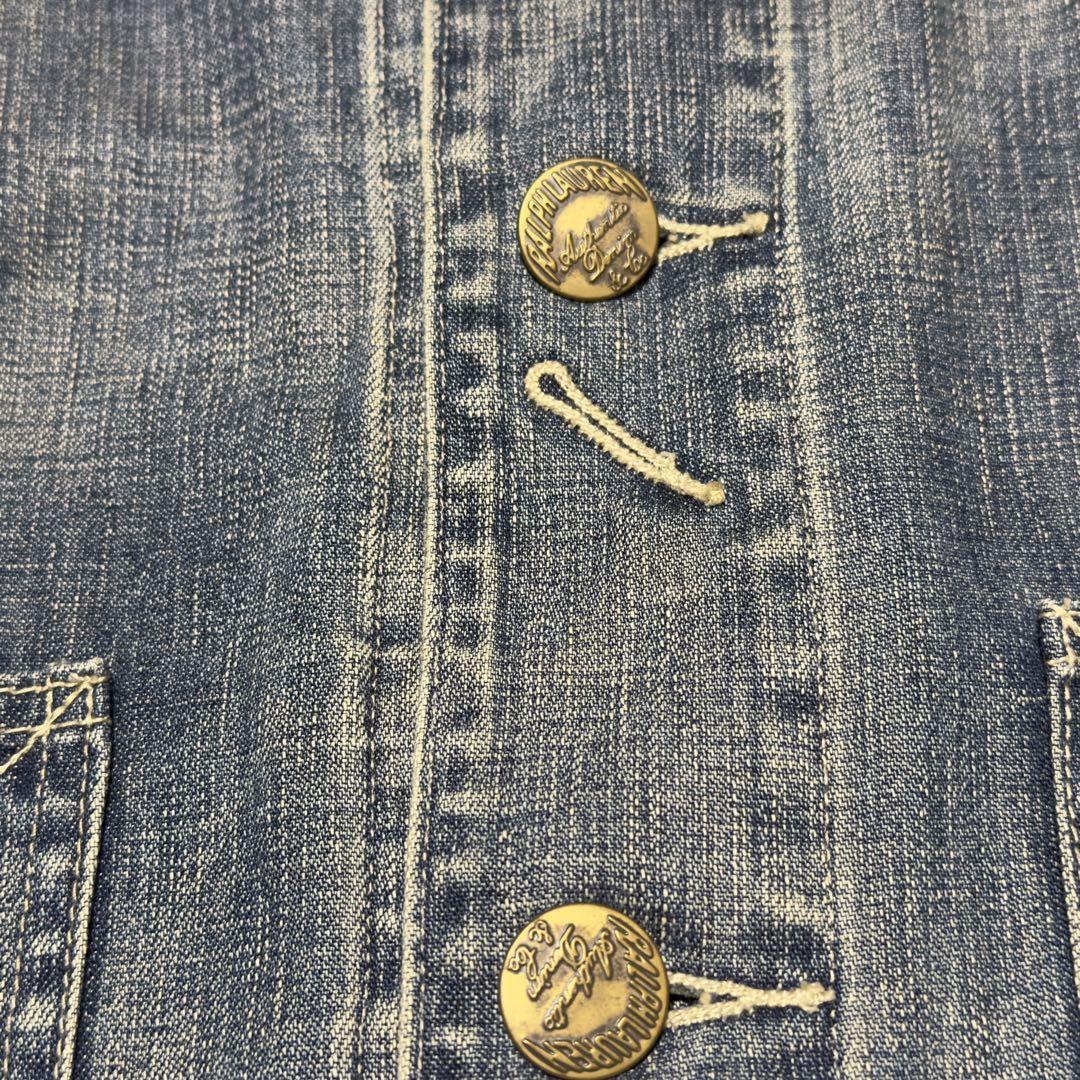 Polo Ralph Lauren デニム カバーオール ダメージ加工 雰囲気M