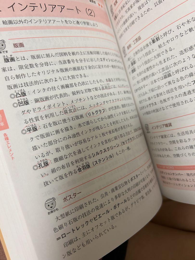 【一発合格しました】インテリアコーディネーター　試験参考書セット　2024年他 一発合格しました】インテリアコーディネーター 試験参考書
