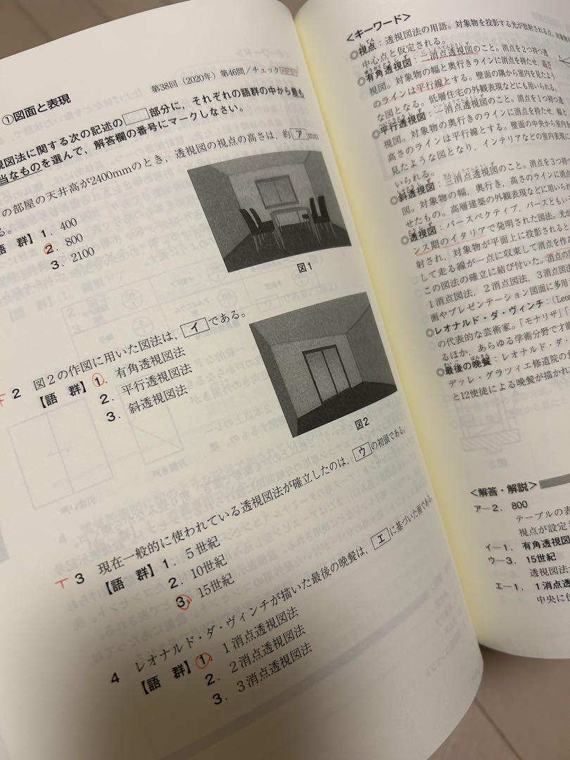一発合格しました】インテリアコーディネーター 試験参考書