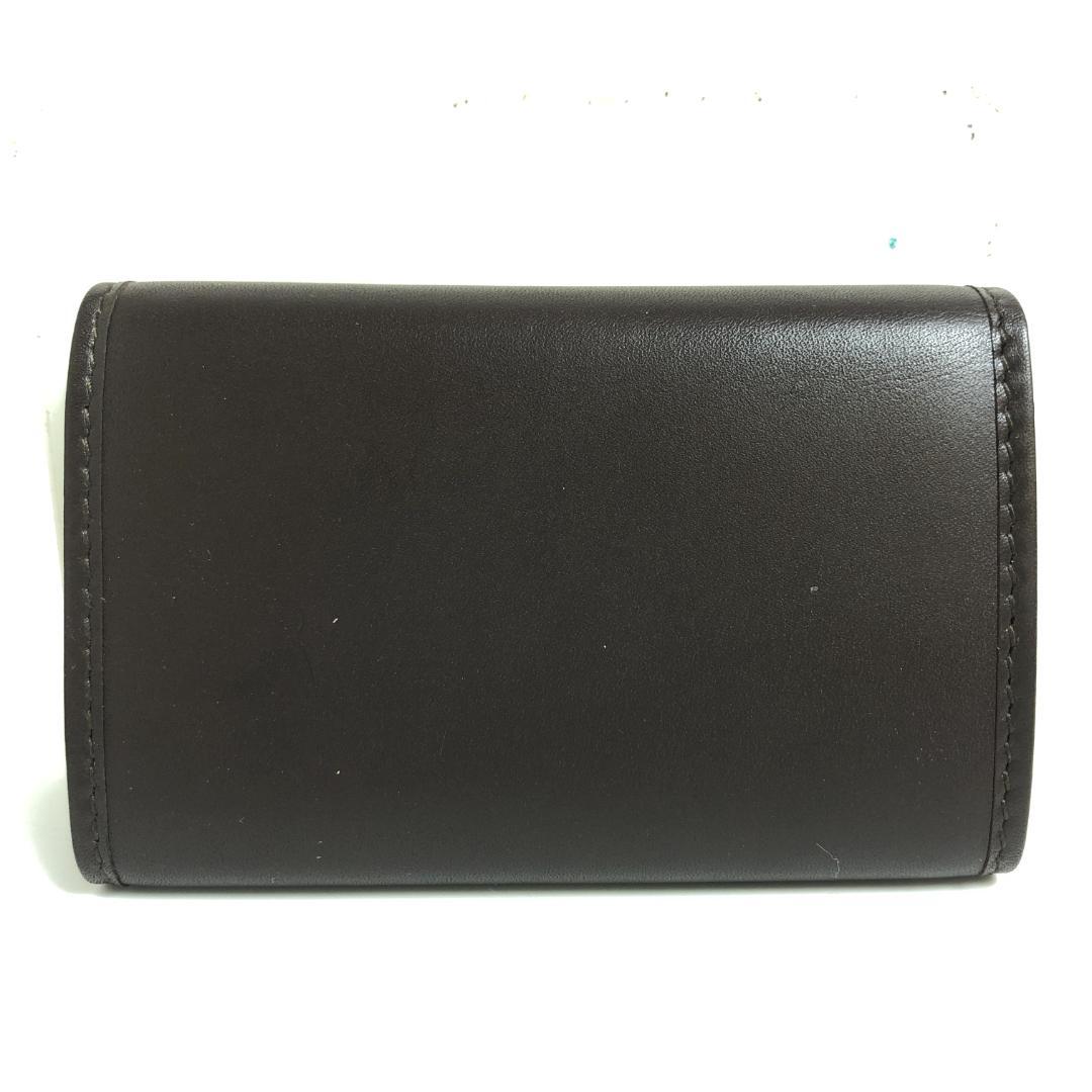 【未使用保管品】5F406/グッチ/キーケース/型押しロゴ/シルバー金具/6連