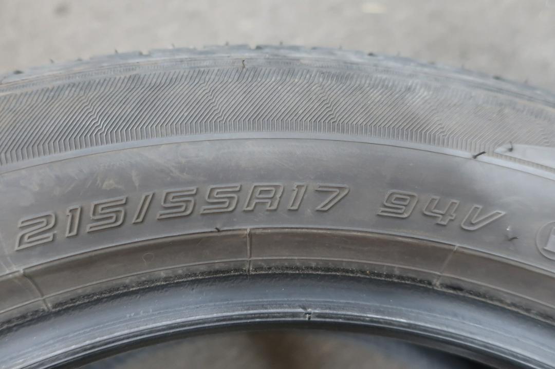 2022年製　ダンロップ　ルマンV　215/55R17　バリ溝90%　4本