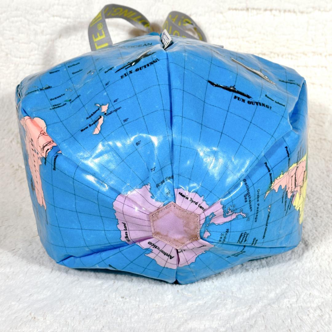 入手困難 ROOTOTE ルートート コドモルー 地図 地球儀柄 トート