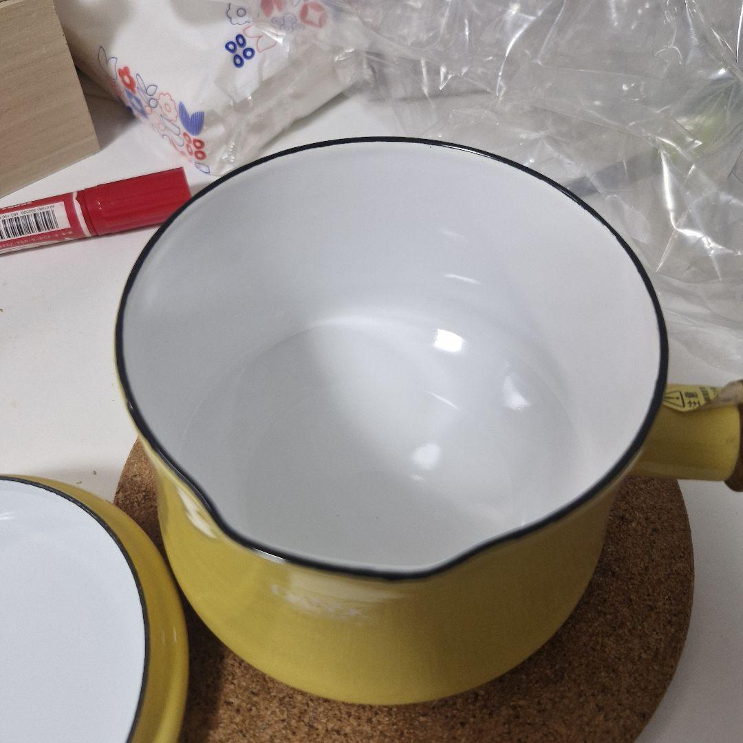DANSK ダンスク　蓋つき コベンスタイル ソースパン 黄 #04