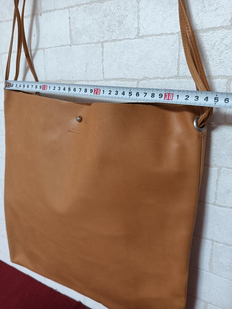 美品! SLOW スロウ 上質オールレザー大型ショルダーバッグ バッグ