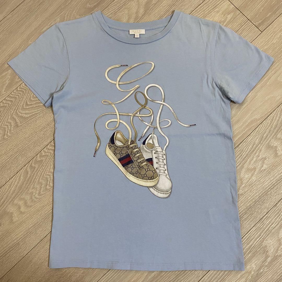 GUCCI グッチチルドレン　水色 Tシャツ カットソー　12