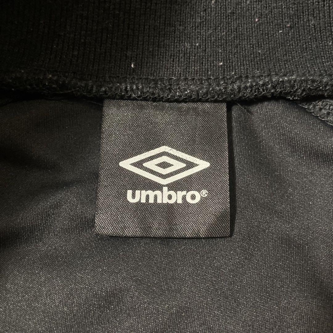 UMBRO セットアップ　ワンポイントロゴ　レザー調　黒