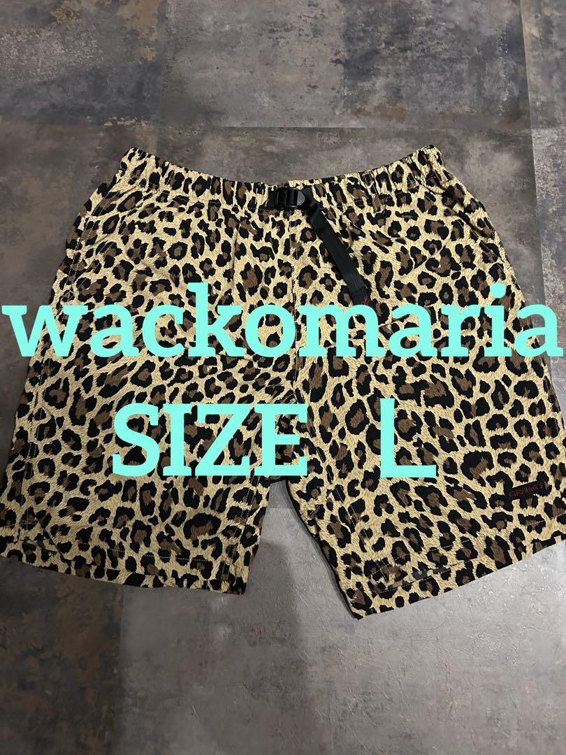 WACKOMARIA ワコマリア レオパード ハーフパンツ L WACKO MARIAワコマリア レオパードハーフパンツ size L ブラウン
