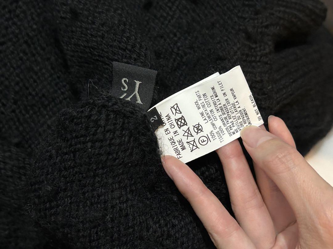 Y's 分厚め素材のニットカーディガン