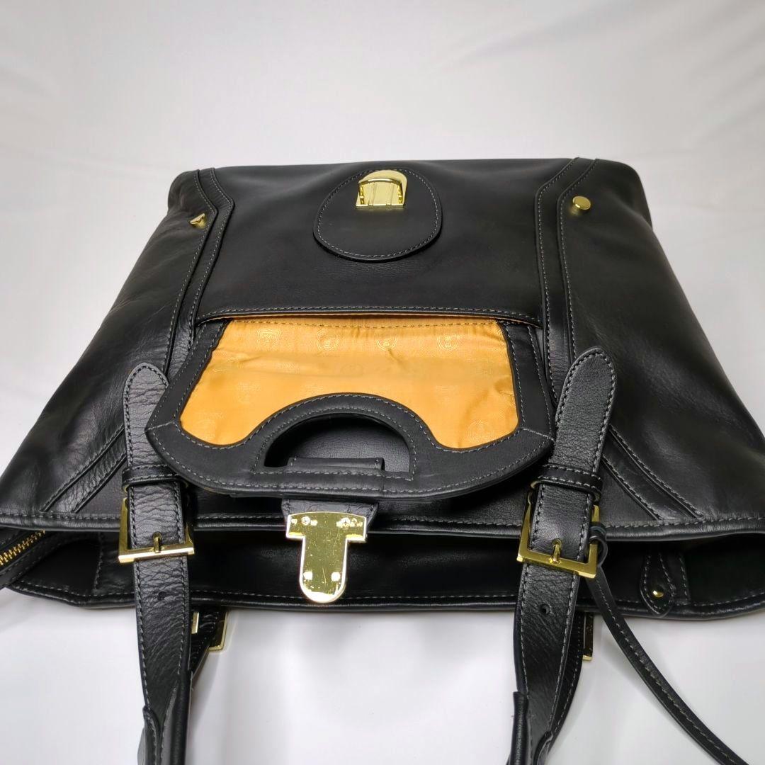 定番✨ヴァケッタ トプカピ レザー トートバッグ 肩がけ A4 黒 大容量