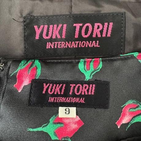 ND975さ@ YUKI TORII 美品 花柄 セットアップ 9/M