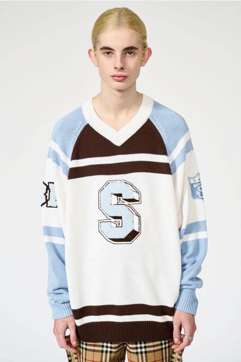 人気定番の
 supplier/3D LOGO /サプライヤー  SWEATER ニット/セーター