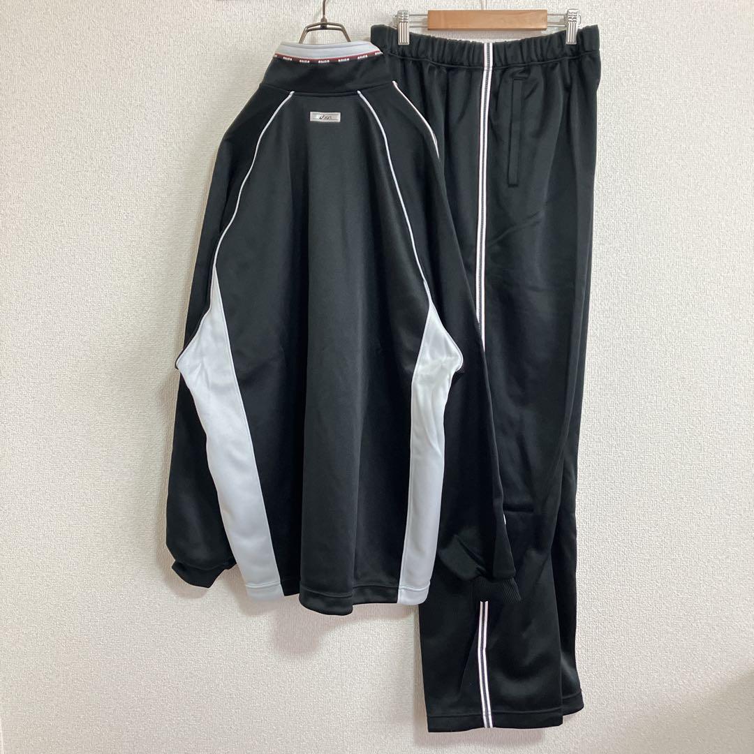 セットアップ】asicsアシックス トレーニングジャージ上下ロゴ
