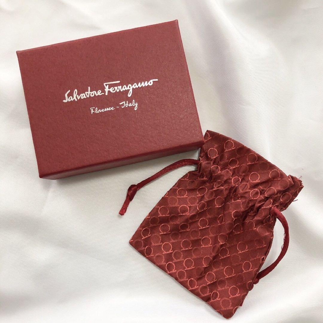 美品】Ferragamo フェラガモ ガンチーニピアス ビジュー 両耳