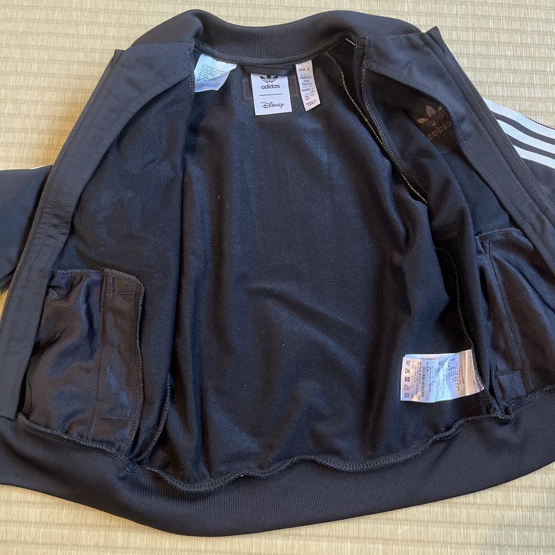 adidas 黒 ジャージセット 100 ミッキー ディズニー - メルカリ