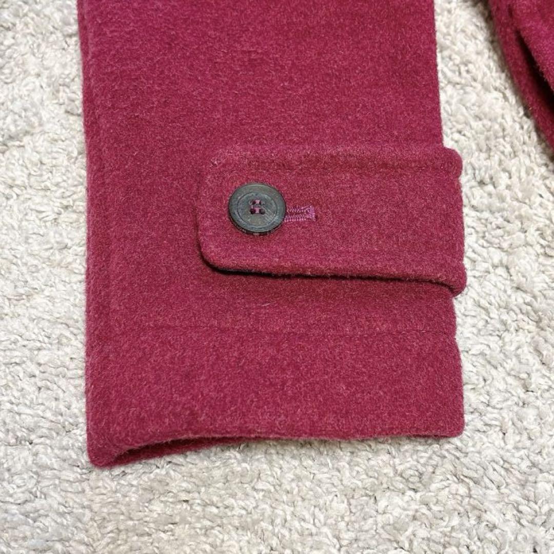 【美品】ロンドントラディション　ダッフルコート　ワインレッド36 ロング