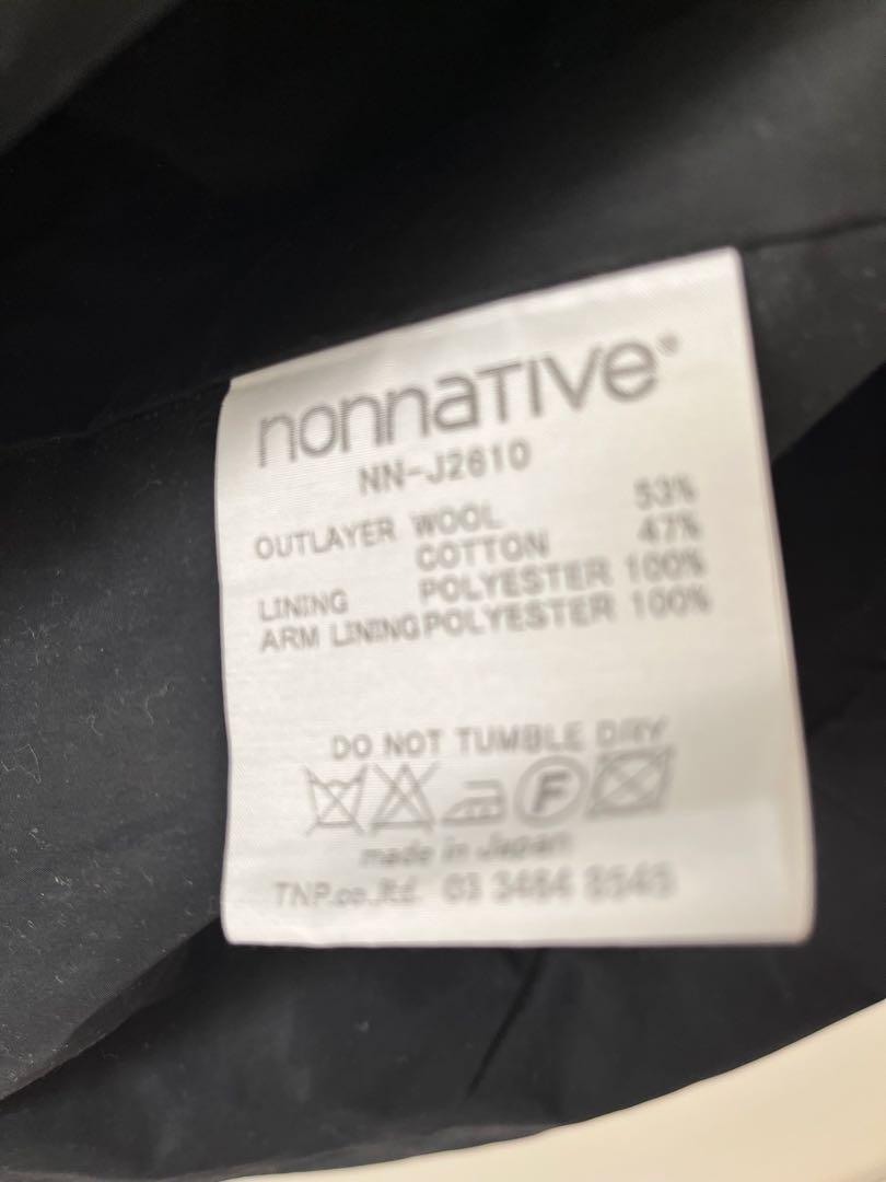 nonnative ノーカラージャケット　サイズ2 ノンネイティブ