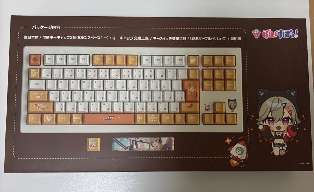小森めと VSPO! GEAR ゲーミングキーボード