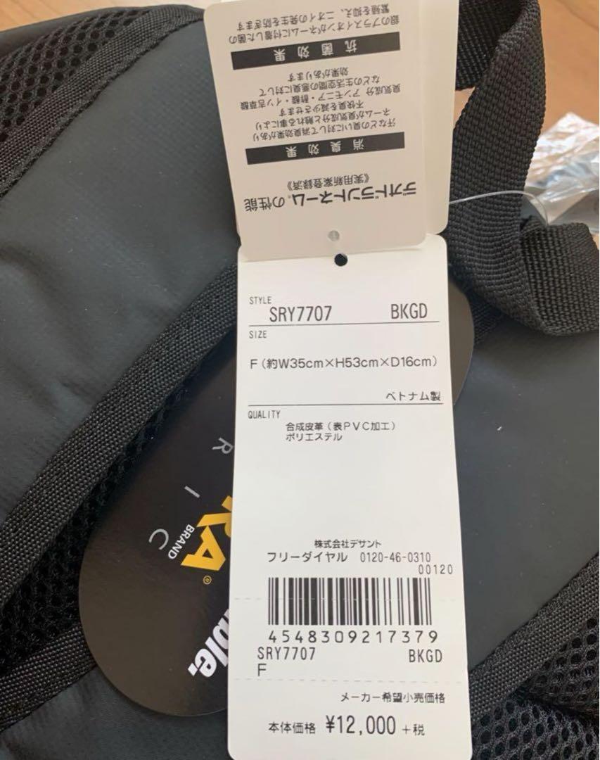 スキンズ　リュック　通学　通勤　コンパクト　ワンポイント　未使用