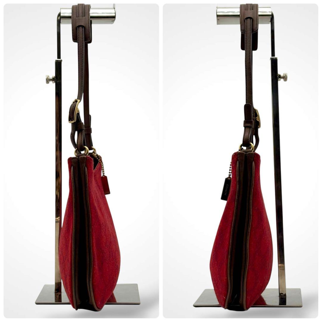 Y2K Vintage Coach Wool One Shoulder Bag Y2K Vintage Coach Wool One Shoulder Bag