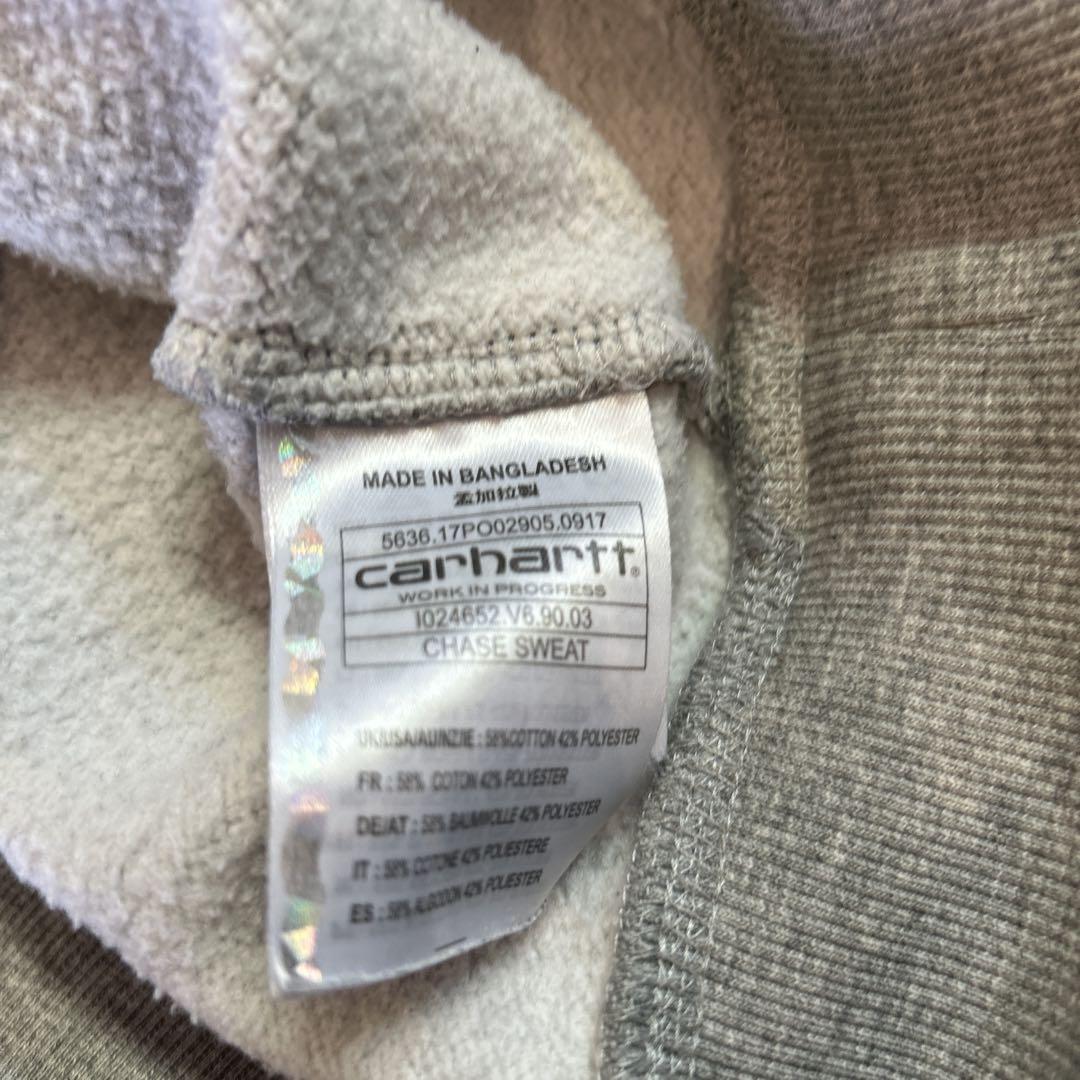 #700 carhartt カーハート　グレー　刺繍　ゴールド　M
