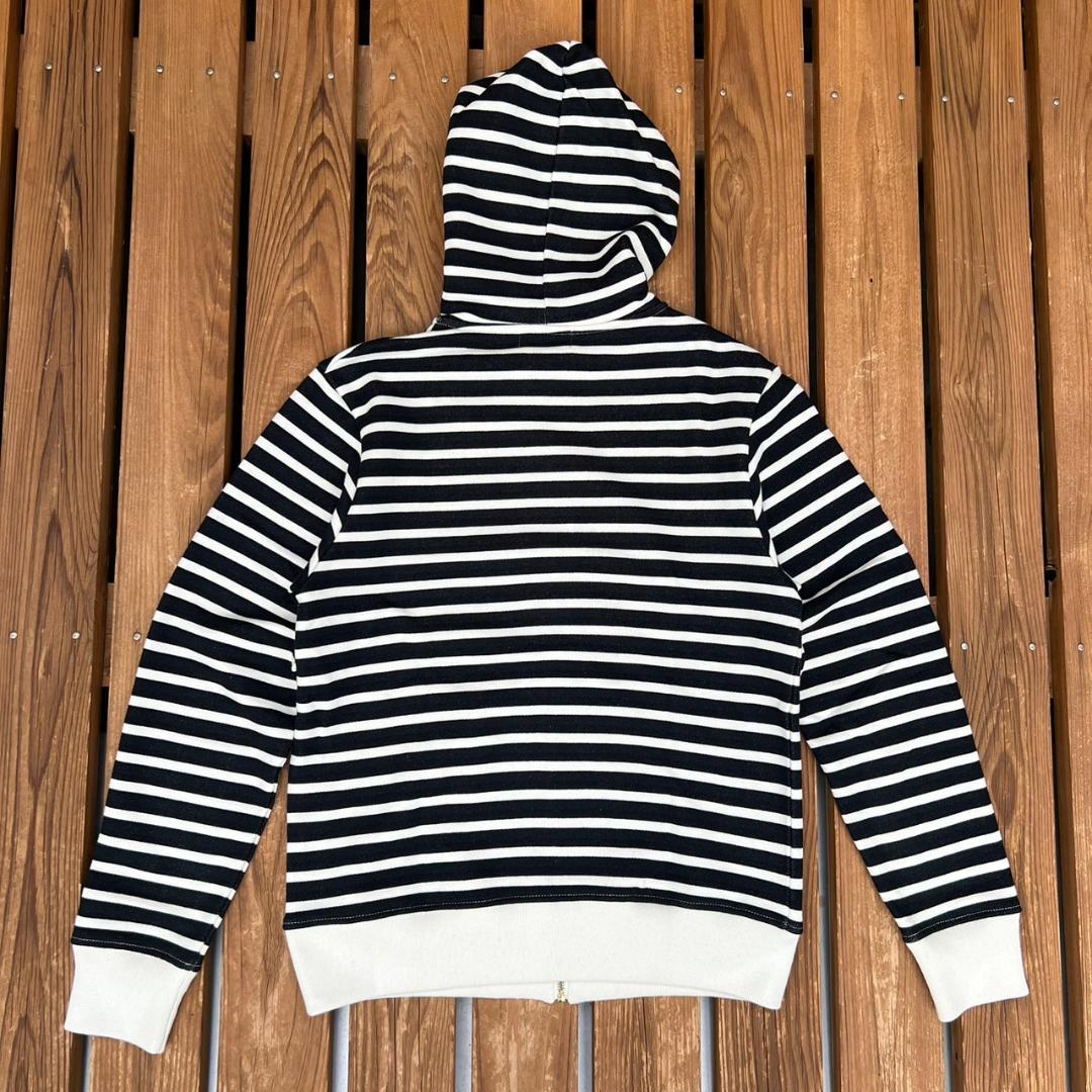 MAISON KITSUNE ボーダージップパーカー　XSサイズ
