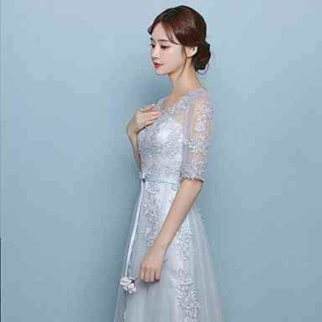 パーティードレス 演奏会ドレス Aラインドレス 韓国 結婚式