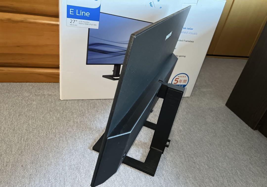 【美品】PHILIPS モニター 272E2F 27インチ　IPS フルHD