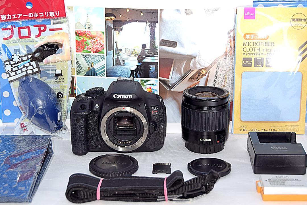 初心者入門✨️ Canon Kiss X7i ダブルズームレンズ スマホ転送 自撮