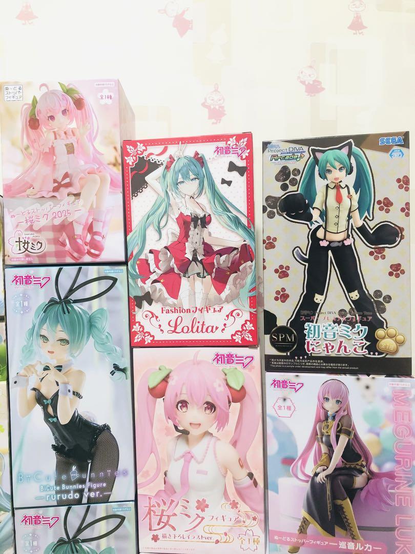 初音ミク 巡音ルカ まとめ売り 15個 ぬーすと 美少女 フィギュア 桜ミク