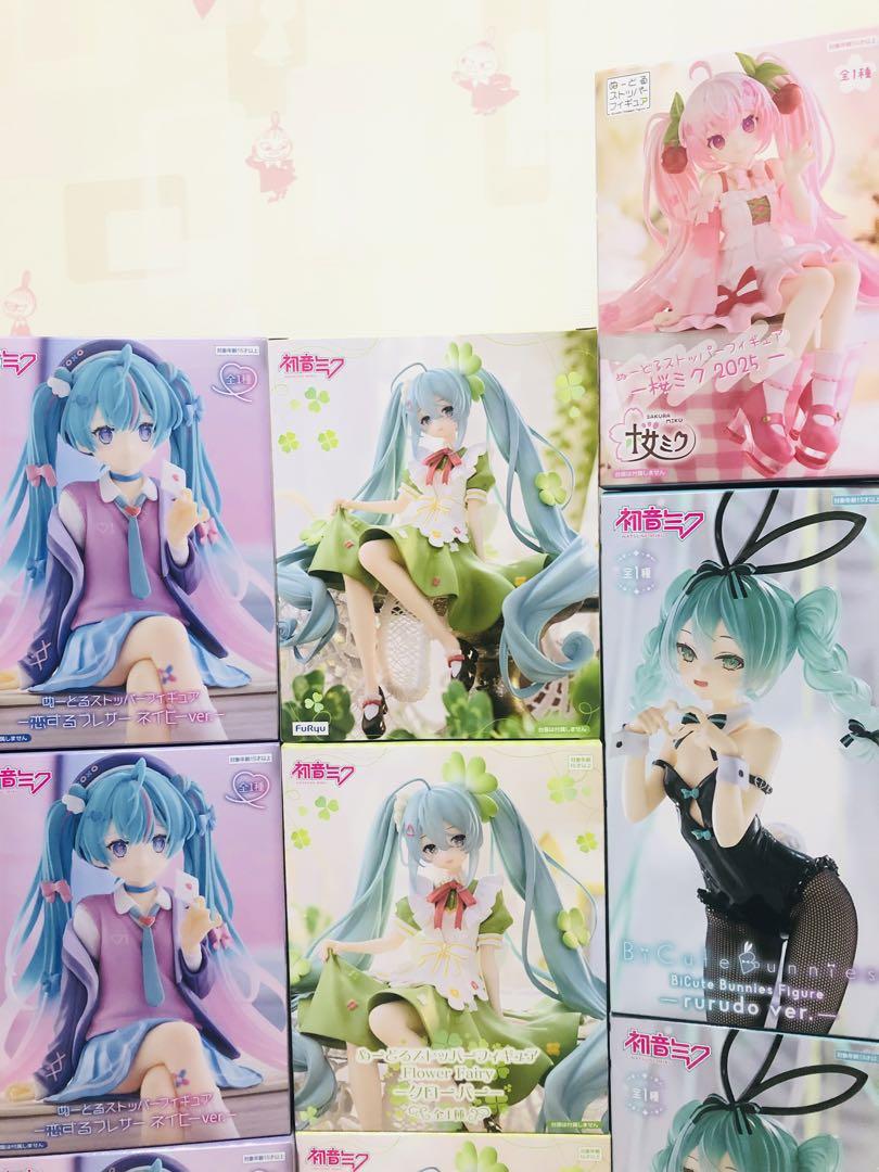 初音ミク 巡音ルカ まとめ売り 15個 ぬーすと 美少女 フィギュア 桜ミク
