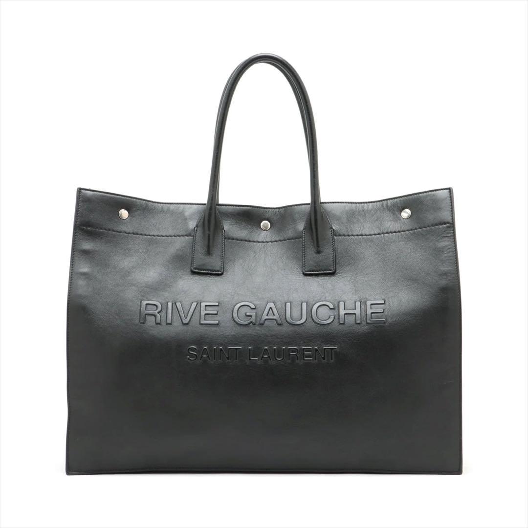 SAINT LAURENT RIVE GAUCHE トートバッグ ブラック